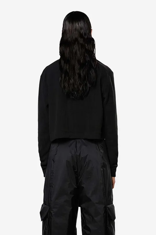 Mikina Rains Fleece W Sweatshirt čierna