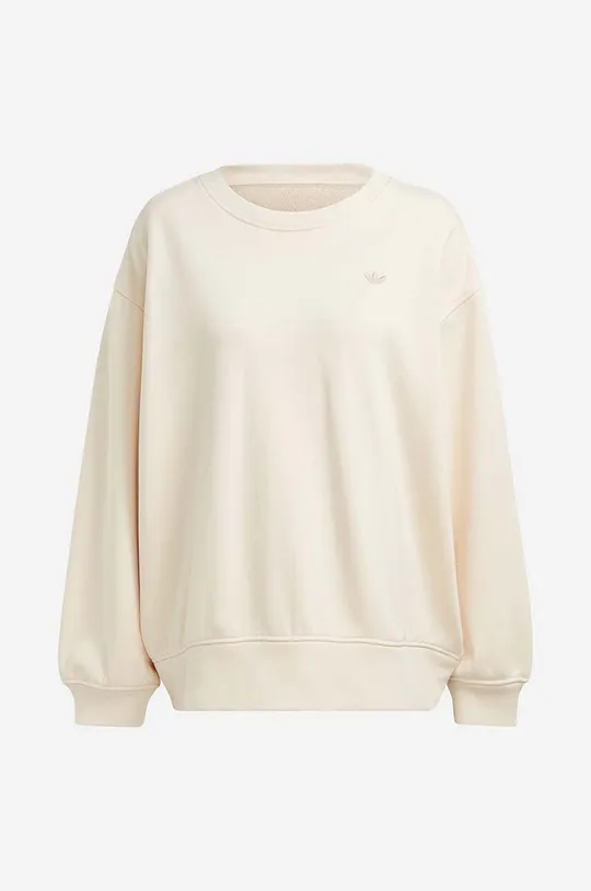 beige adidas Originals cotton sweatshirt