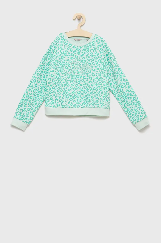 πράσινο Παιδική βαμβακερή μπλούζα Guess Για κορίτσια