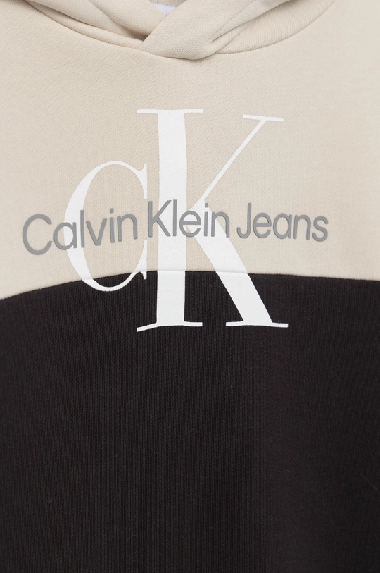 Dječja pamučna haljina Calvin Klein Jeans  100% Pamuk