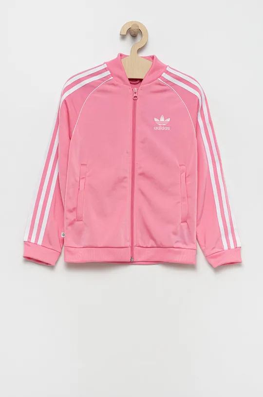 roza Otroška mikica adidas Originals Dekliški