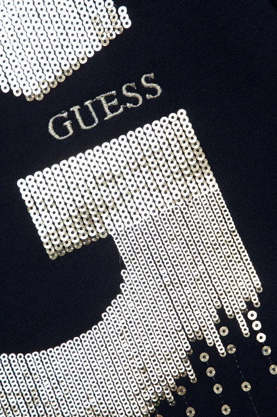 Guess bluza bawełniana dziecięca granatowy