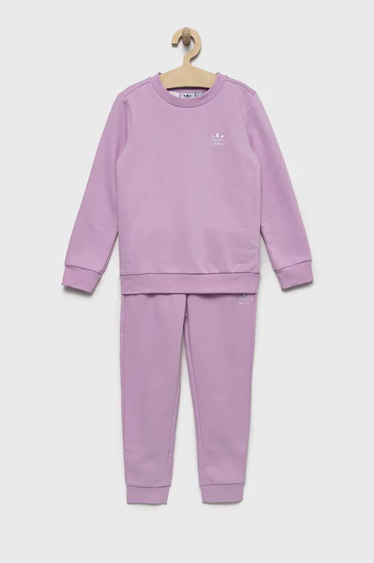 фиолетовой Детский спортивный костюм adidas Originals Для девочек