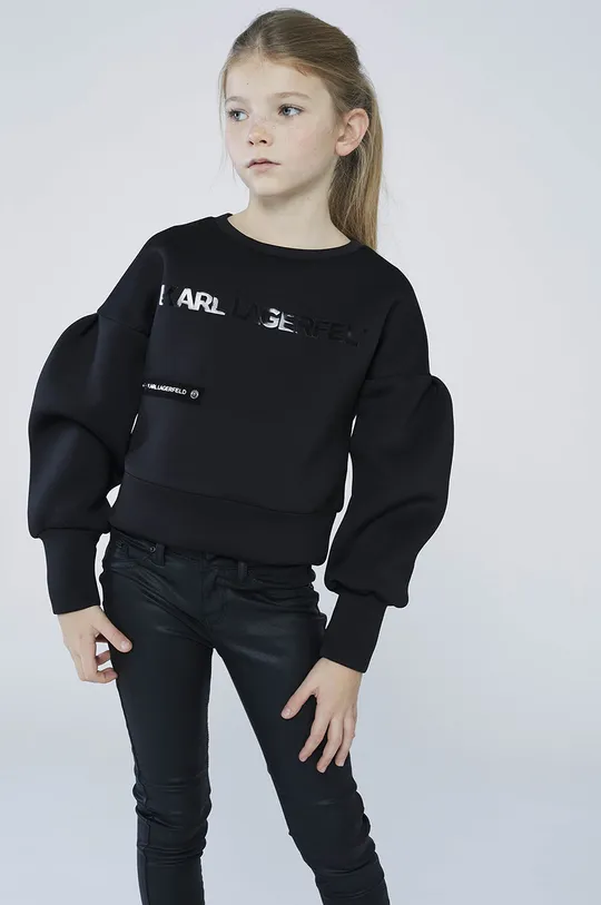 μαύρο Παιδική μπλούζα Karl Lagerfeld Για κορίτσια