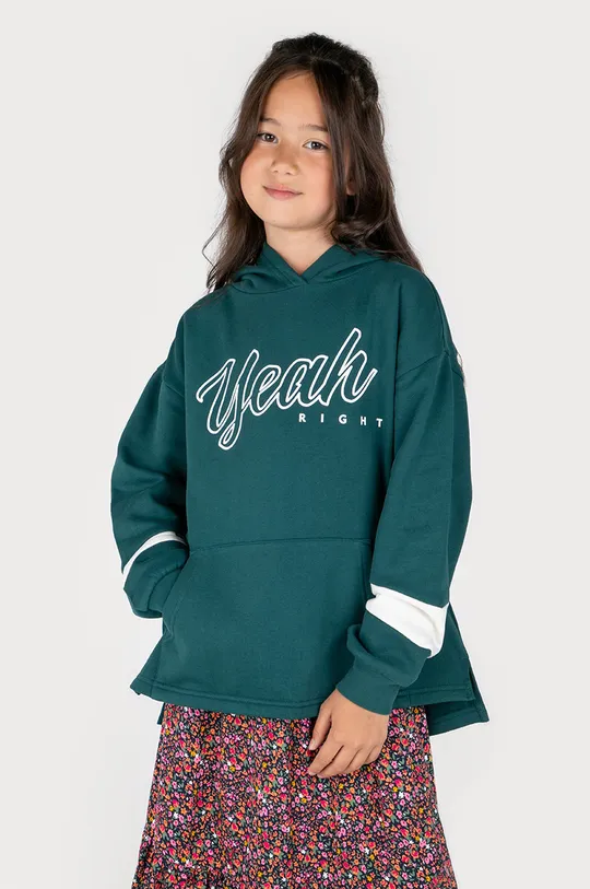 πράσινο Παιδική βαμβακερή μπλούζα Coccodrillo Για κορίτσια