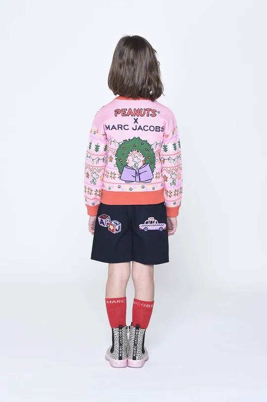 Дитячий светр Marc Jacobs рожевий
