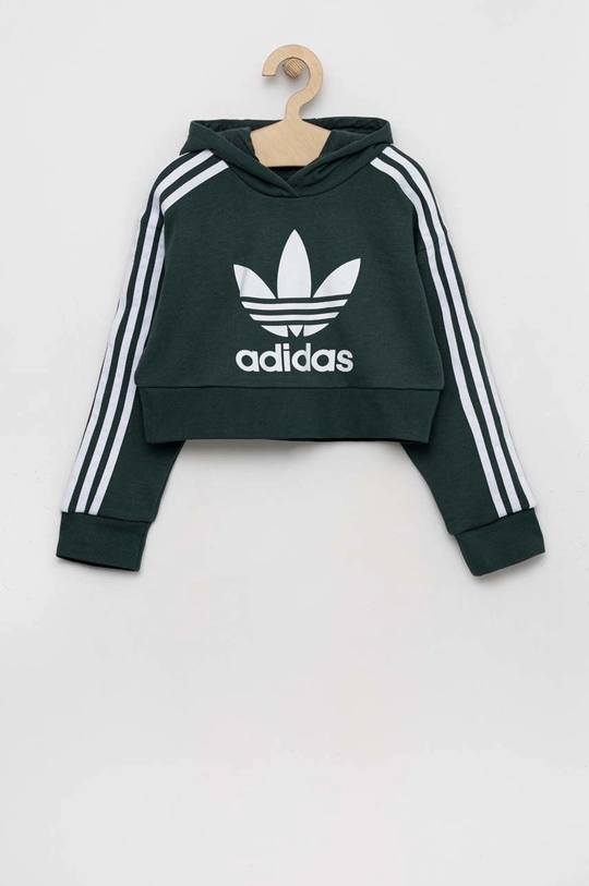 zelená Detská mikina adidas Originals Dievčenský