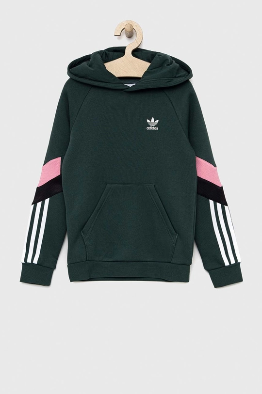 zelena Otroška mikica adidas Originals Dekliški