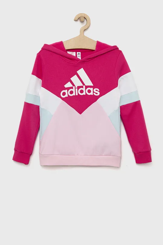 różowy adidas Performance bluza dziecięca Dziewczęcy