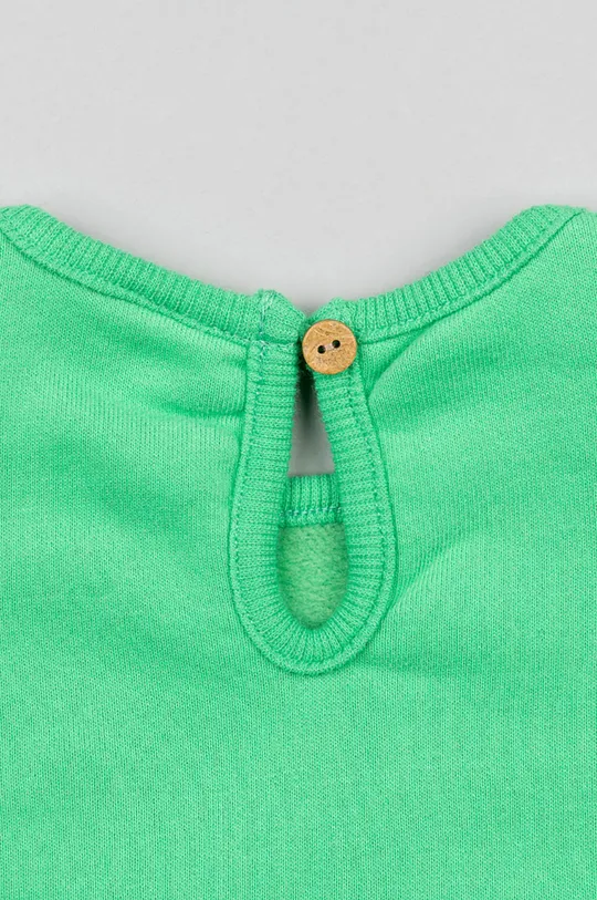 zelená Detská mikina zippy