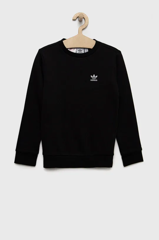 czarny adidas Originals bluza bawełniana dziecięca Dziecięcy