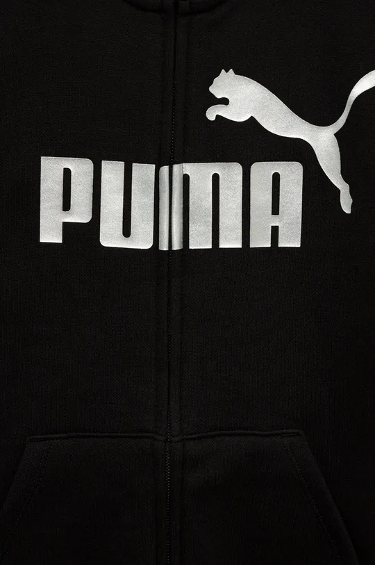 czarny Puma bluza dziecięca