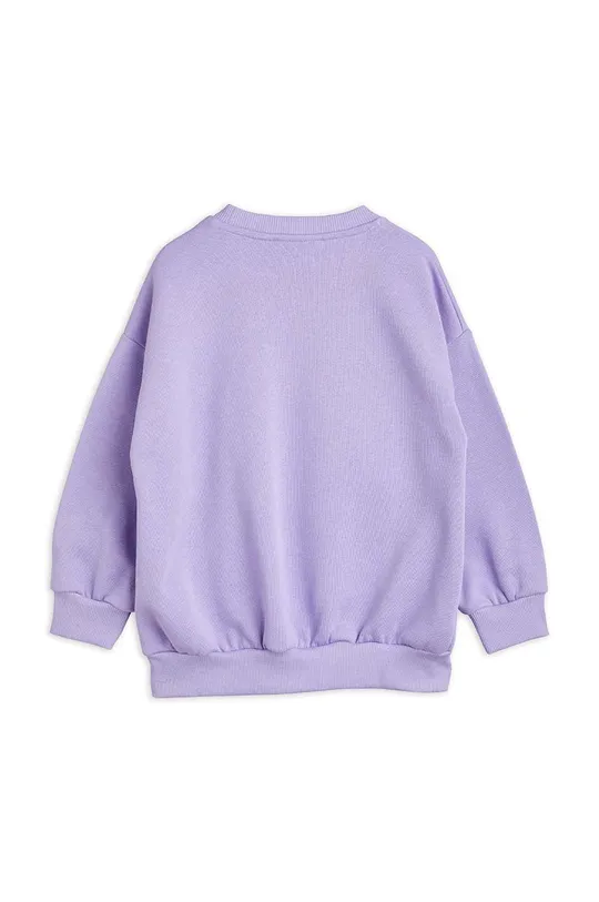 Otroški bombažen pulover Mini Rodini vijolična