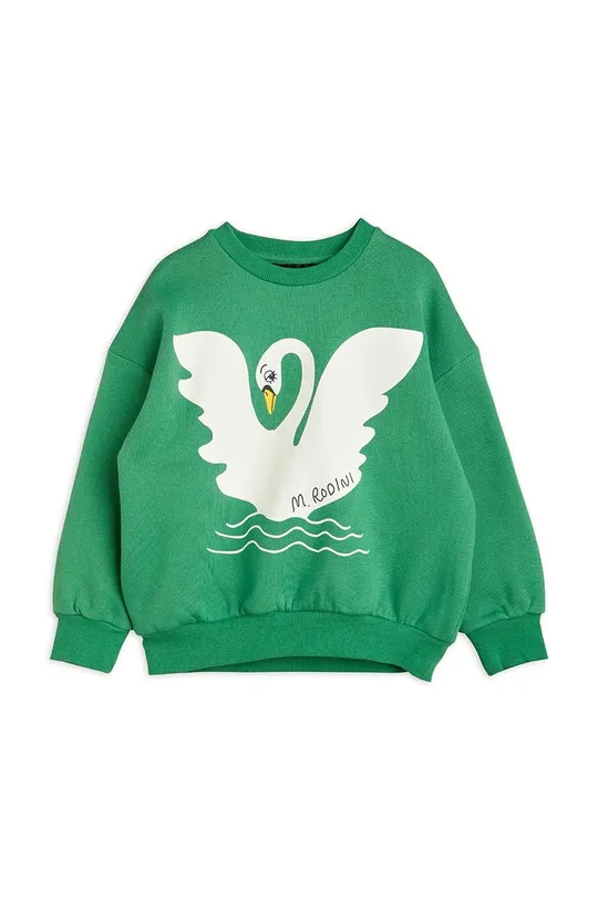 zelena Otroški bombažen pulover Mini Rodini Otroški