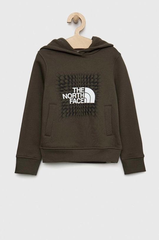 зелений Дитяча бавовняна кофта The North Face Дитячий