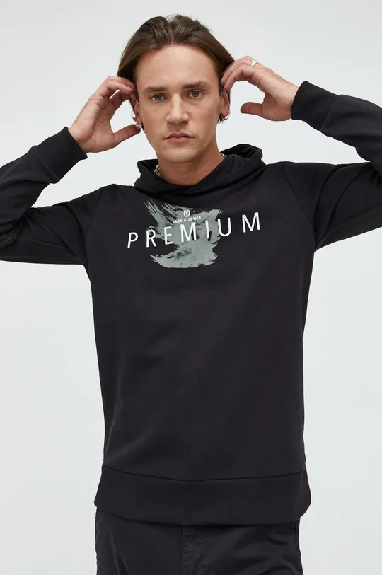 črna Pulover Premium by Jack&Jones Moški