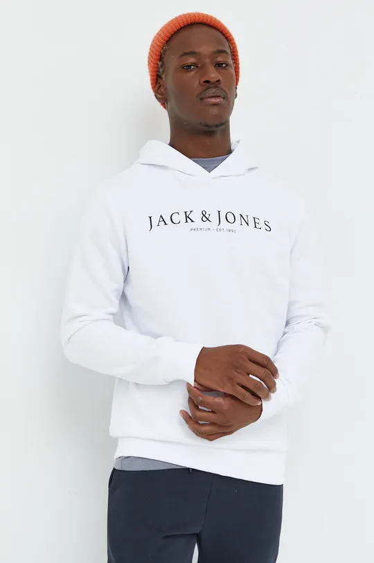 λευκό Μπλούζα Premium by Jack&Jones Ανδρικά