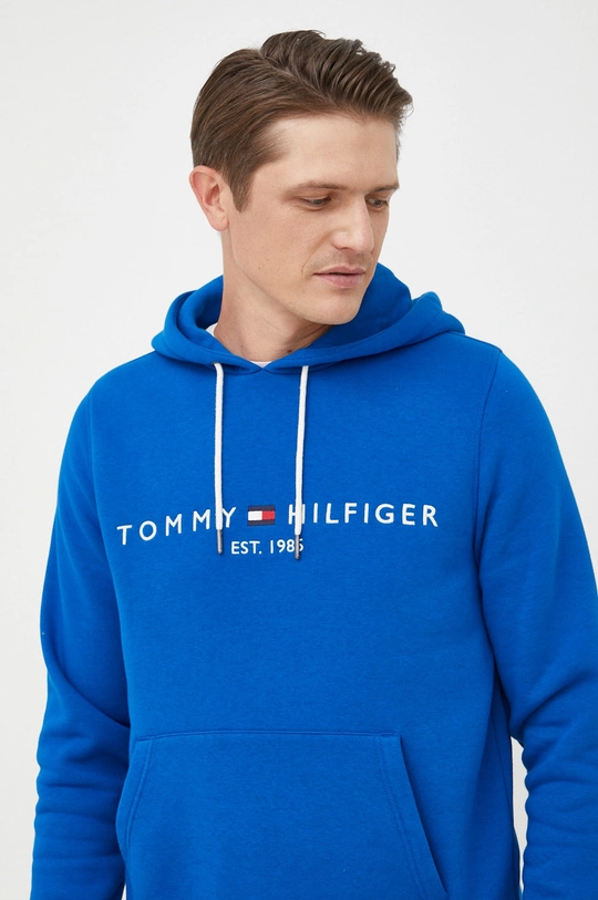 modrá Mikina Tommy Hilfiger Pánsky