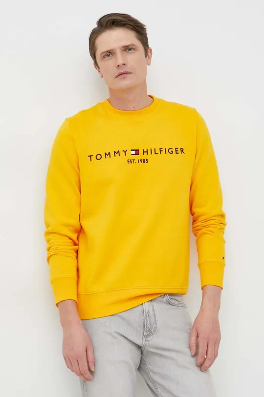 żółty Tommy Hilfiger bluza Męski