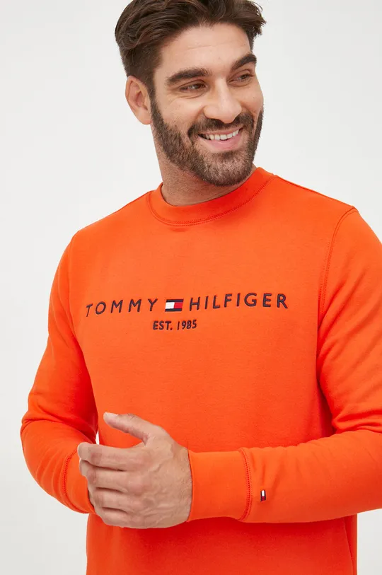 pomarańczowy Tommy Hilfiger bluza Męski