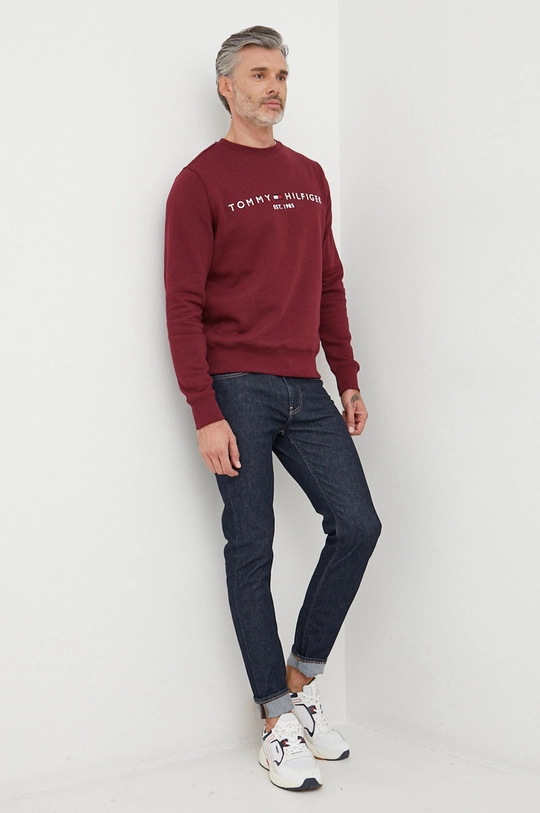 Tommy Hilfiger felső burgundia