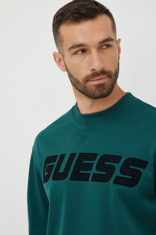 πράσινο Μπλούζα Guess Ανδρικά