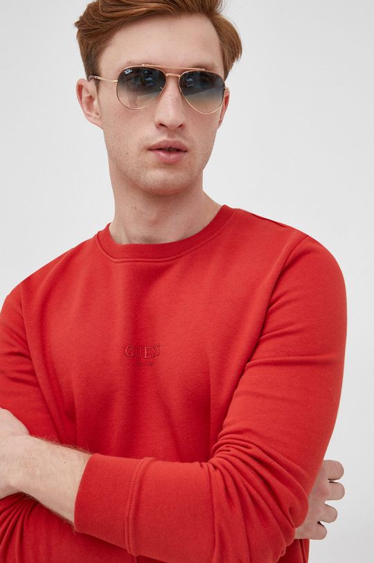 czerwony Guess bluza