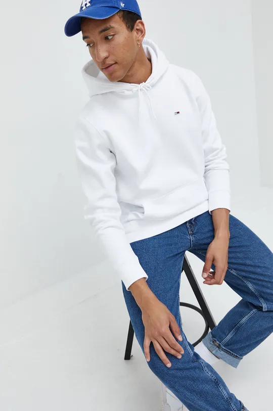 λευκό Μπλούζα Tommy Jeans Ανδρικά