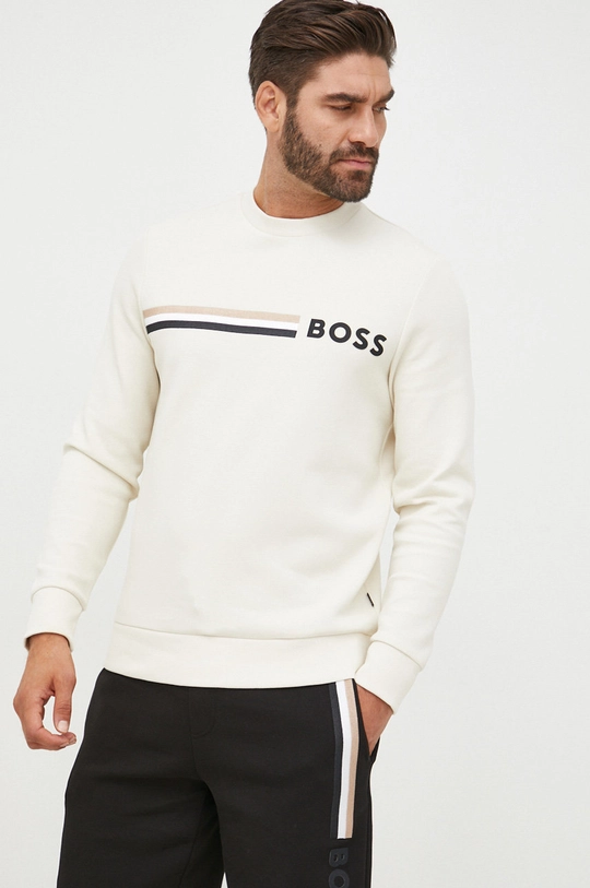 BOSS bluza Materiał zasadniczy: 57 % Bawełna, 37 % Poliester, 6 % Elastan, Ściągacz: 98 % Bawełna, 2 % Elastan