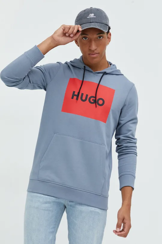 siva Bombažen pulover HUGO