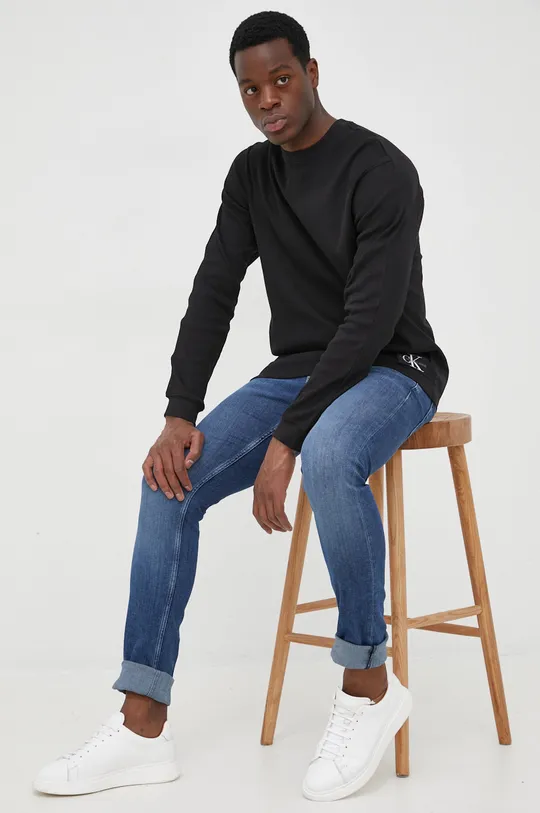 Calvin Klein Jeans bluza J30J320852.9BYY czarny