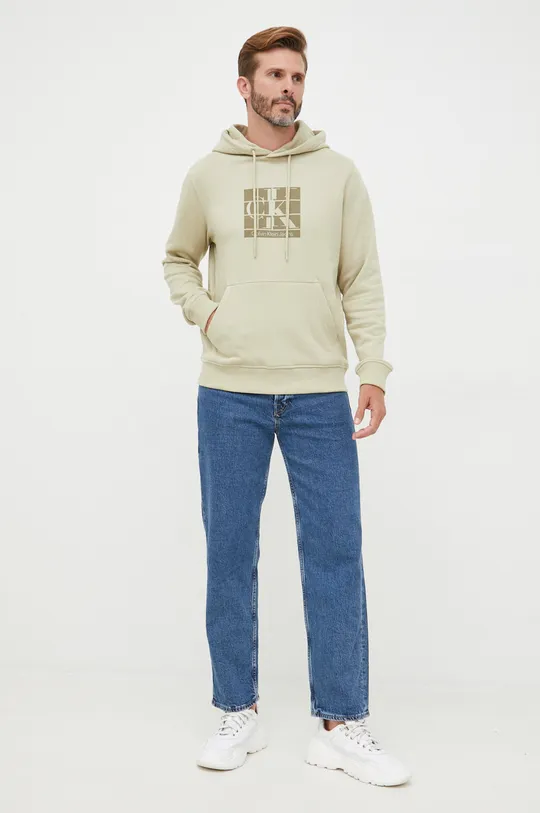 Calvin Klein Jeans bluza J30J320846.9BYY zielony