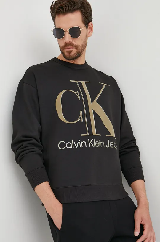 czarny Calvin Klein Jeans bluza J30J320845.9BYY