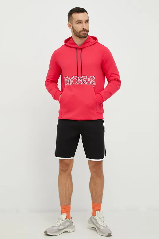 Кофта BOSS Boss Athleisure рожевий