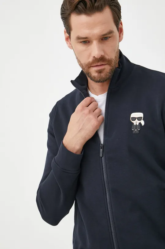 mornarsko modra Bluza Karl Lagerfeld Moški