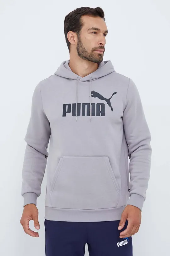 siva Pulover Puma Moški