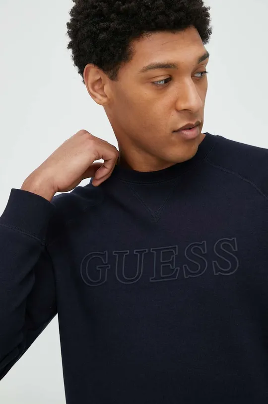 σκούρο μπλε Μπλούζα Guess Ανδρικά