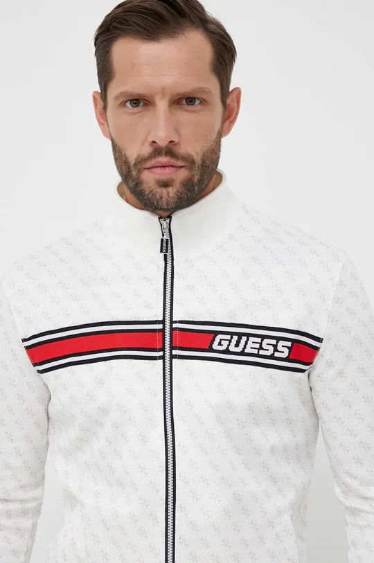 biały Guess bluza KORBIN Męski