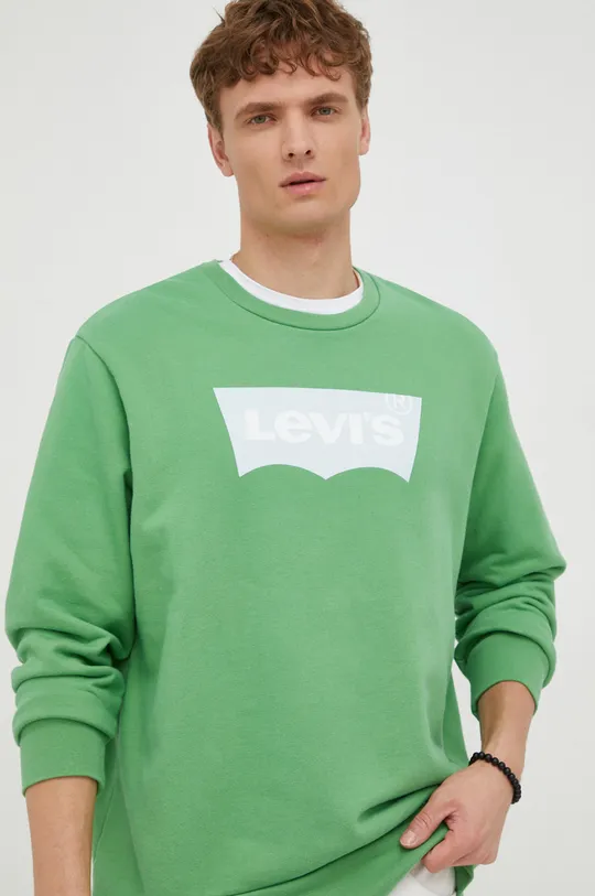 zielony Levi's bluza bawełniana Męski
