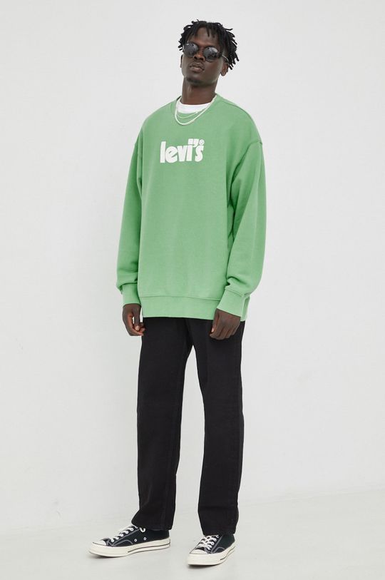 Levi's bluza bawełniana zielony