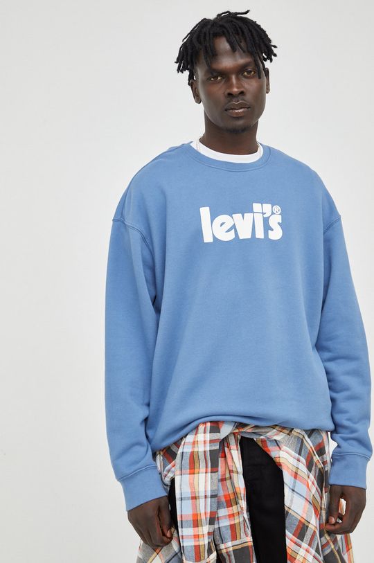 stalowy niebieski Levi's bluza