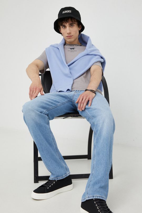 Levi's bluza bawełniana niebieski