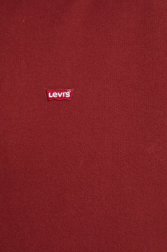 μπορντό Βαμβακερή μπλούζα Levi's