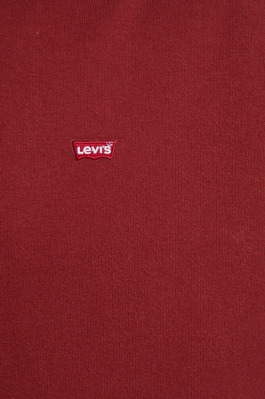 bordowy Levi's bluza bawełniana