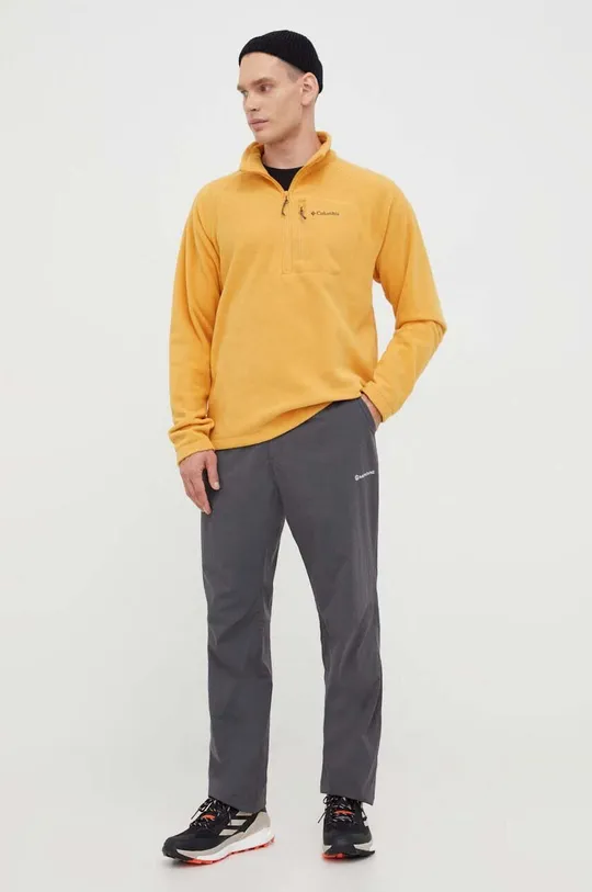 rumena Športni pulover Columbia Fast Trek III Moški