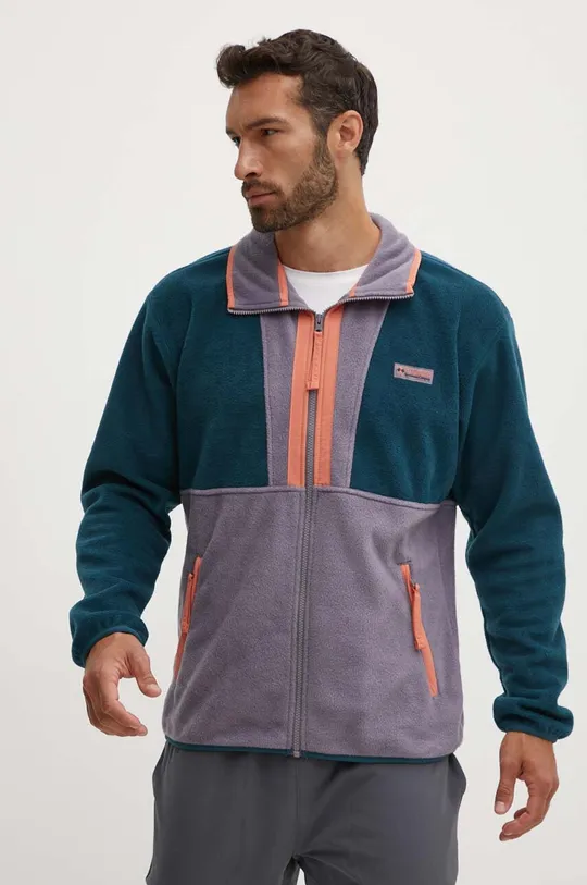 τιρκουάζ Μπλούζα Columbia M Back Bowl FZ Fleece Ανδρικά