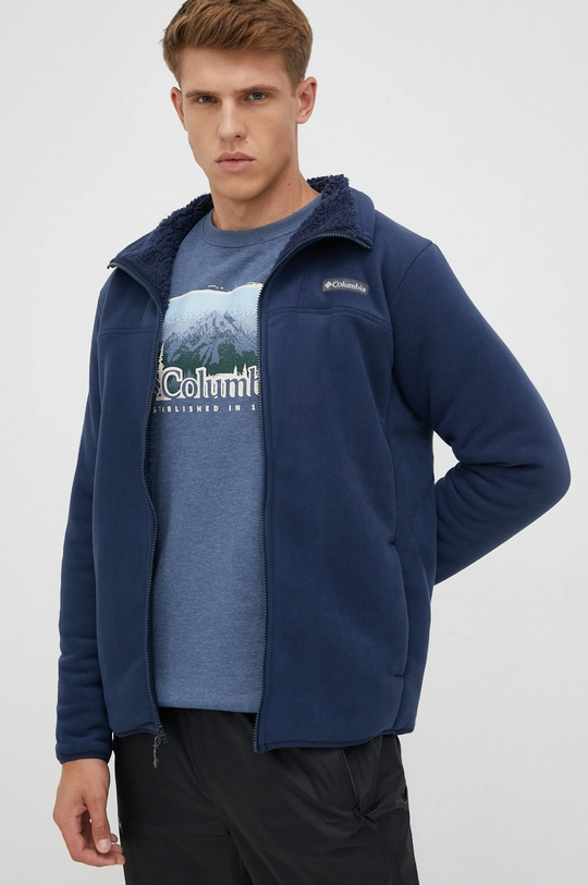 navy Columbia sweatshirt