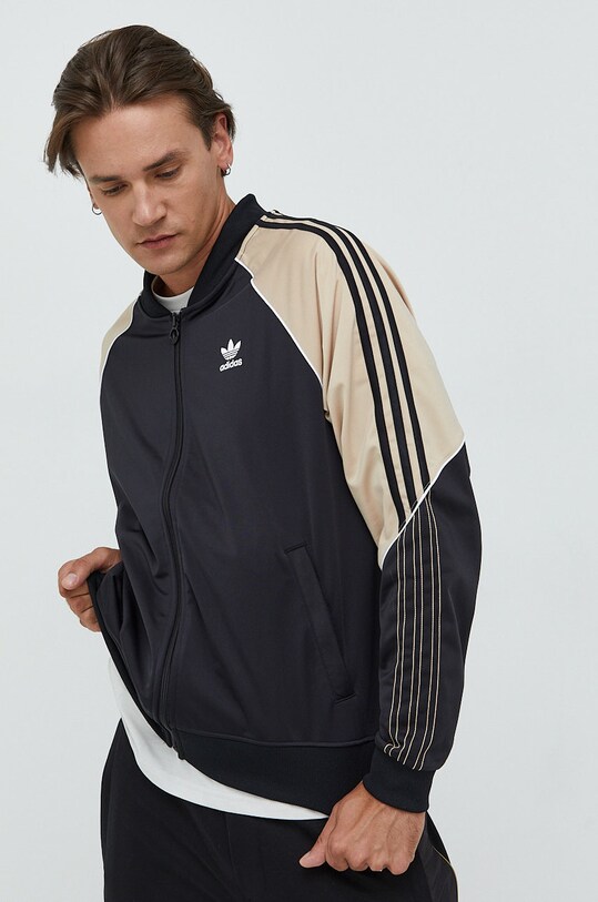 Кофта adidas Originals чоловіча колір чорний візерунок | ANSWEAR.ua