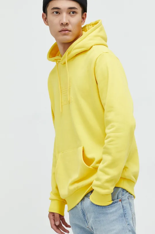 żółty adidas Originals bluza bawełniana Męski