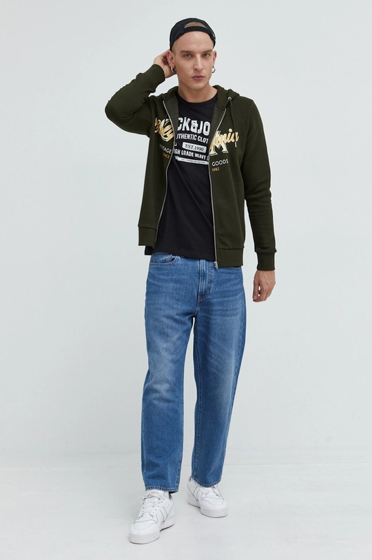 Dukserica Produkt by Jack & Jones zelena